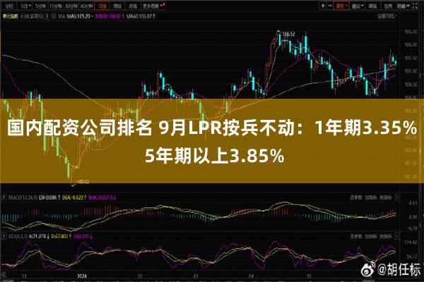 国内配资公司排名 9月LPR按兵不动：1年期3.35% 5年期以上3.85%